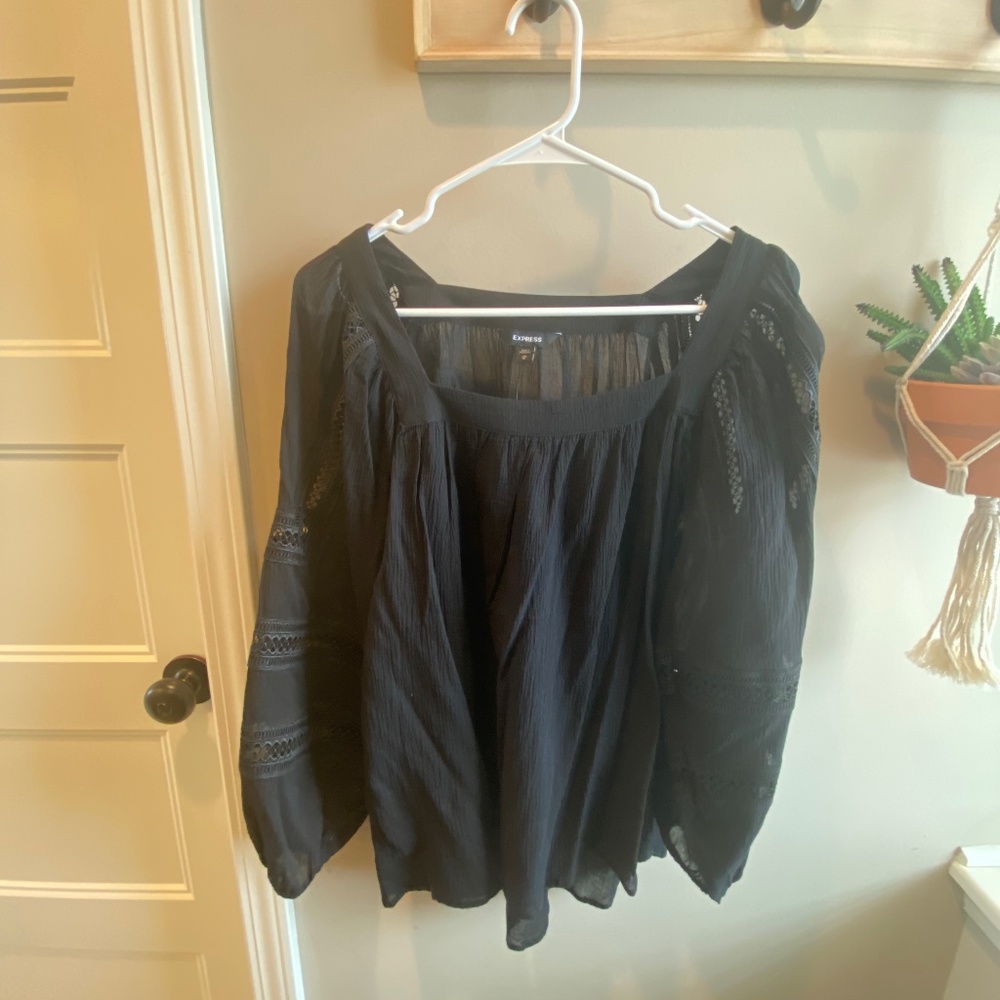 NWT Express Peasant Top - Size M